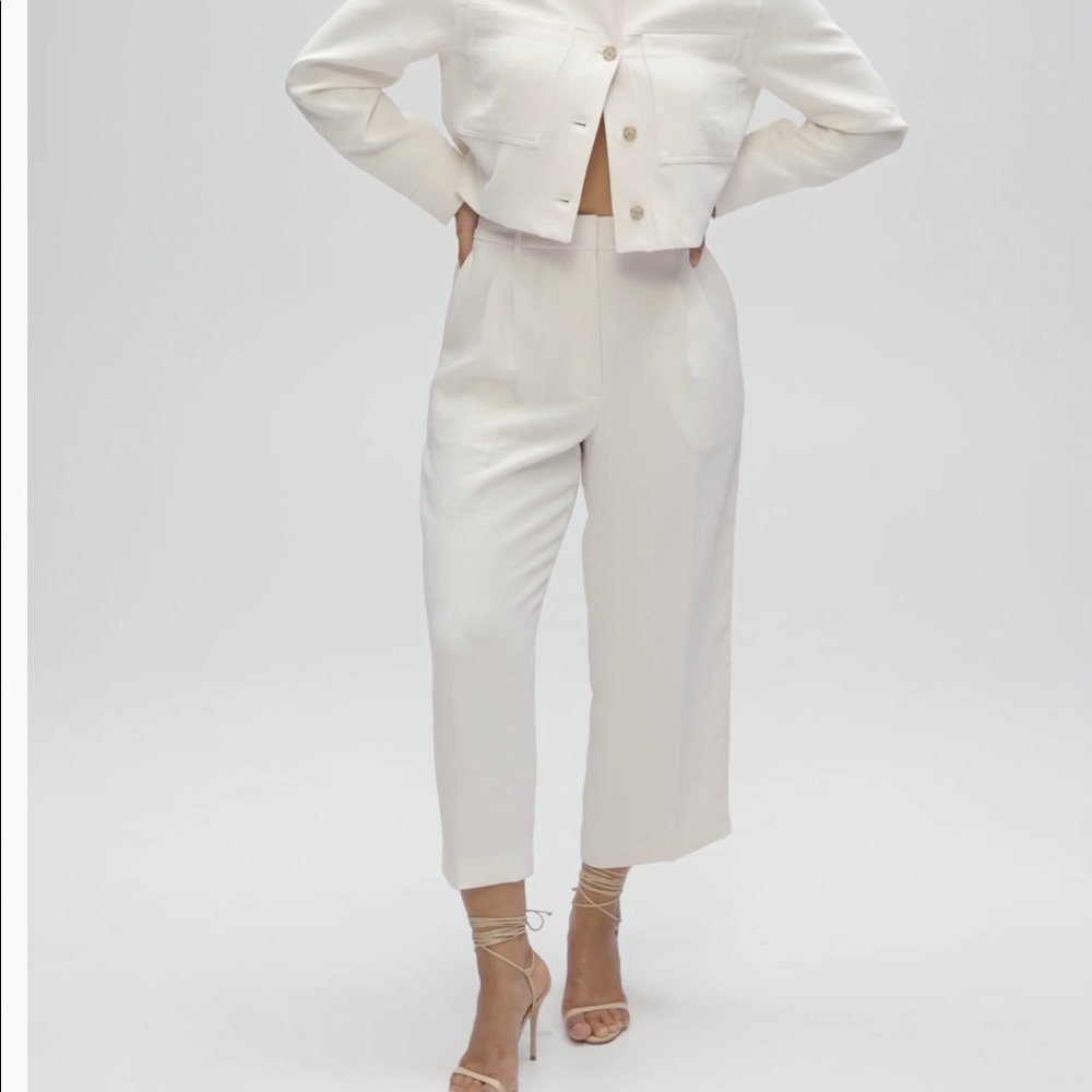 Aritzia Wilfred Effortless Pants Crop